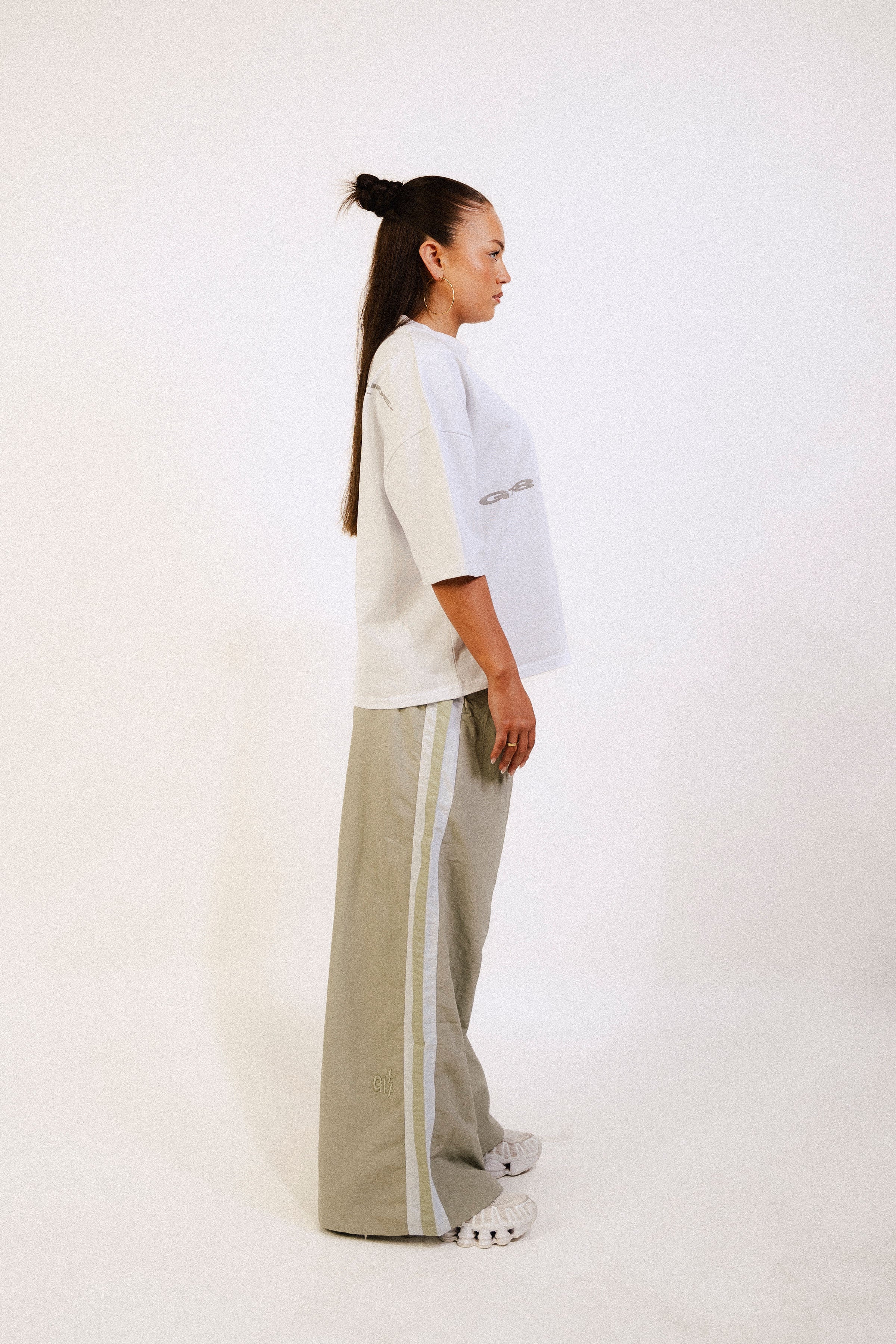 WIDE LEG TRACKPANT - SAGE